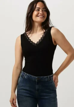 zwarte by-bar top lace singlet