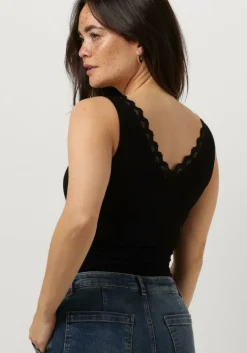 zwarte by-bar top lace singlet