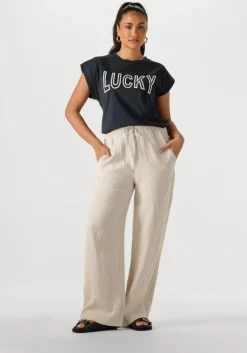 zwarte by-bar t-shirt mason open lucky top