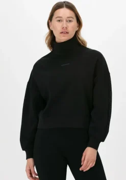 CALVIN KLEIN e coltrui logo trim roll neck>DAMES Truien & Vesten