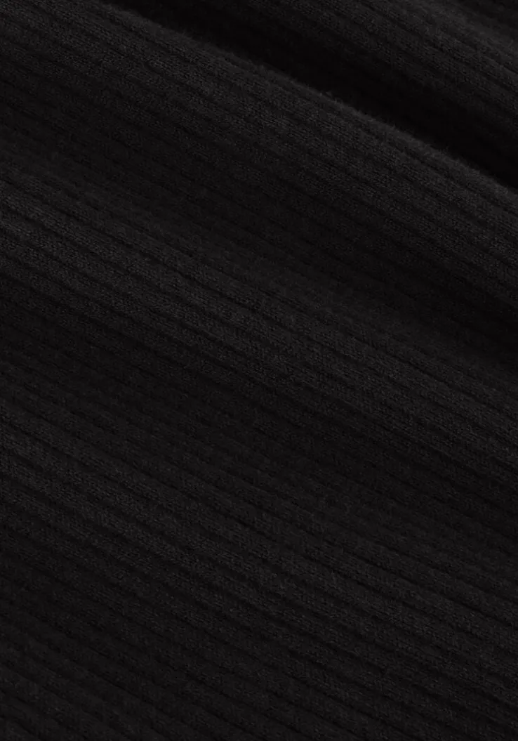zwarte calvin klein coltrui 2 in 1 cut out tight sweater