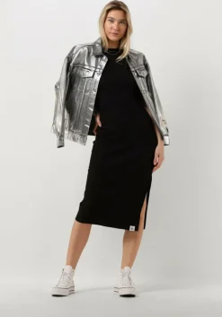 CALVIN KLEIN e maxi jurk seaming long rib dress><noscript><img width=