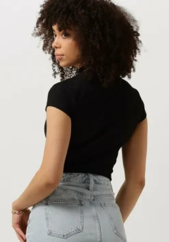 CALVIN KLEIN e top seaming rib slim tee><noscript><img width=