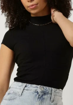 CALVIN KLEIN e top seaming rib slim tee><noscript><img width=