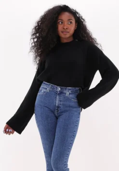 CALVIN KLEIN e trui fluffy wide open sleeves sweater>DAMES Truien & Vesten