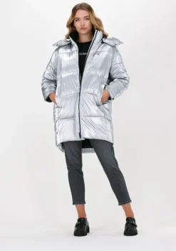 zwarte calvin klein t-shirt core instit logo slim fit tee