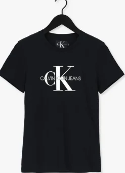 CALVIN KLEIN e t-shirt core monogram logo regular fit><noscript><img width=