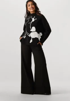 zwarte caroline biss wijde broek 4587