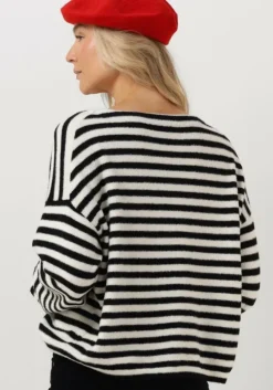 zwarte catwalk junkie trui kn soft stripe