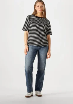 zwarte cc heart t-shirt cc heart silla stripe