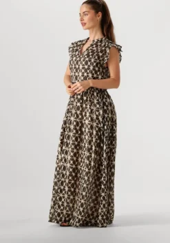 zwarte circle of trust maxi jurk juliet dress