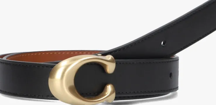 zwarte coach riem 25 scp