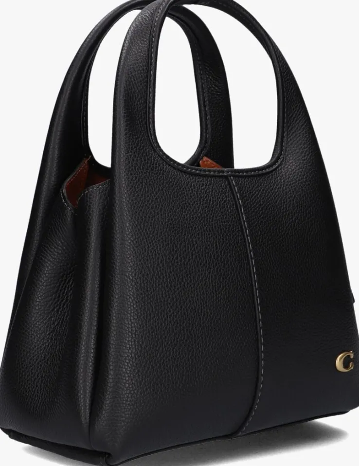 zwarte coach schoudertas lana