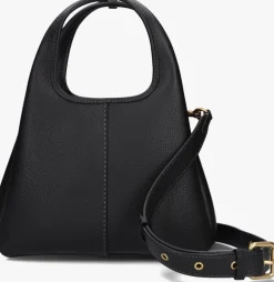 zwarte coach schoudertas lana