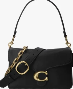 zwarte coach schoudertas tabby