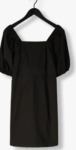 zwarte co'couture mini jurk sannacc knot dress