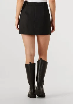 zwarte co'couture minirok luna pocket skirt