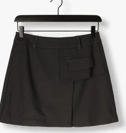 zwarte co'couture minirok luna pocket skirt