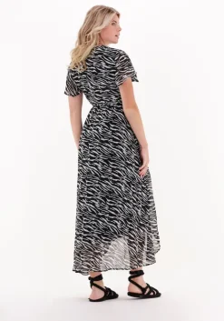 COLOURFUL REBEL e maxi jurk felin zebra maxi wrap dress><noscript><img width=