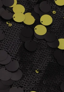 zwarte colourful rebel minirok jilly sequins skirt