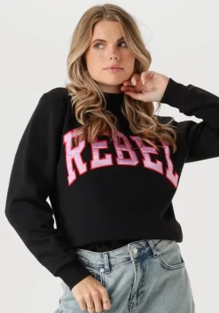 COLOURFUL REBEL e trui rebel patch relaxed fit>DAMES Truien & Vesten