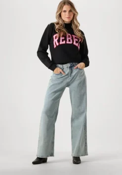 COLOURFUL REBEL e trui rebel patch relaxed fit>DAMES Truien & Vesten