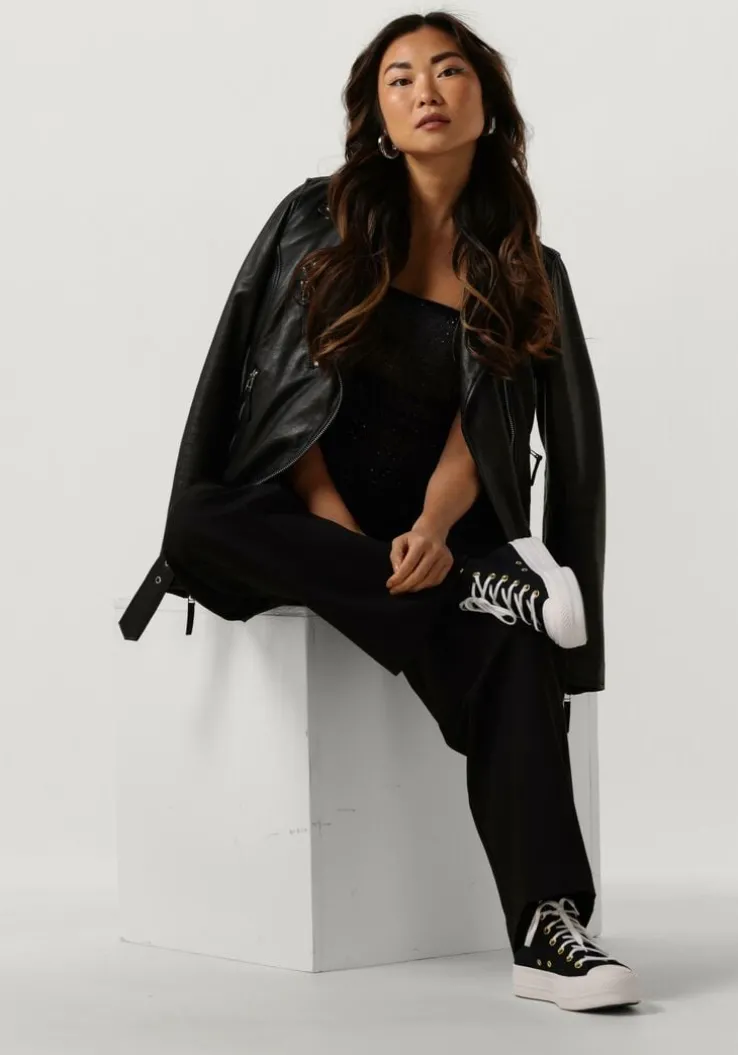 zwarte converse hoge sneakers chuck taylor all star lift platform