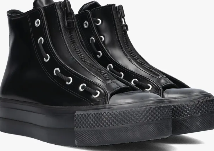 zwarte converse hoge sneakers chuck taylor all star lift hi
