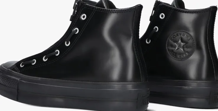 zwarte converse hoge sneakers chuck taylor all star lift hi