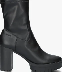 zwarte copenhagen studios enkellaarsjes cph825