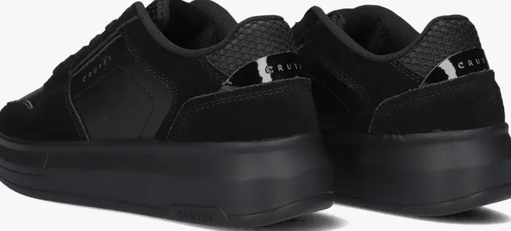 zwarte cruyff lage sneakers tennis court