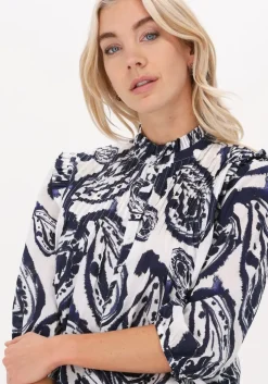 zwarte dea kudibal blouses line ns (co) blouse with ruffles