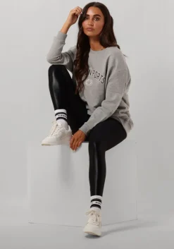 zwarte deblon sports legging shine leggings high waistband