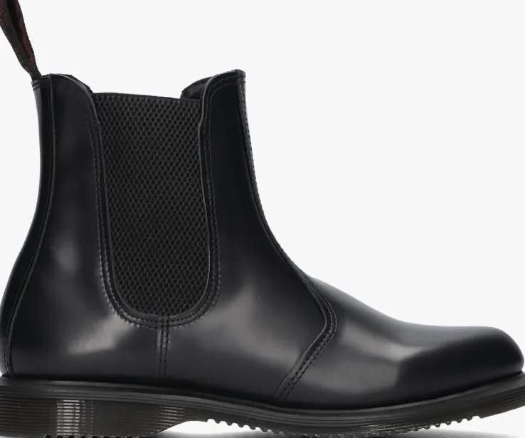 zwarte dr martens chelsea boots flora