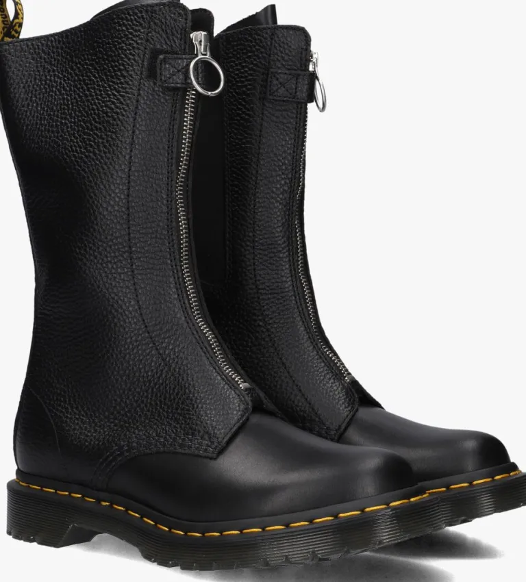 DR MARTENS e hoge laarzen 1b99 front zip>DAMES Laarzen