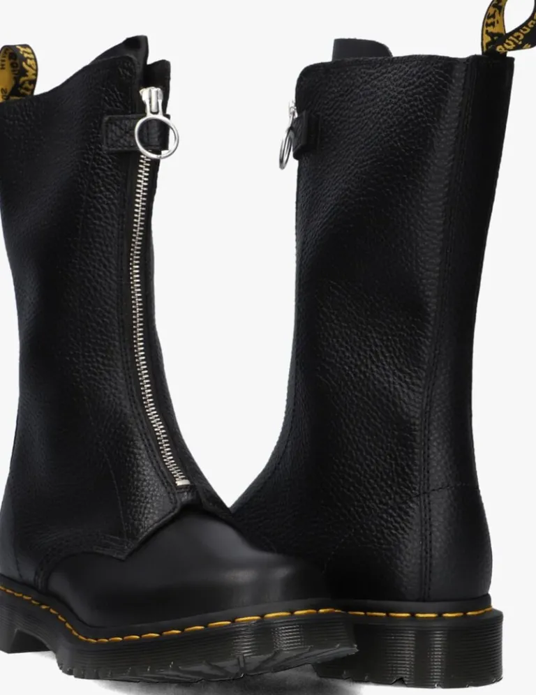 DR MARTENS e hoge laarzen 1b99 front zip>DAMES Laarzen