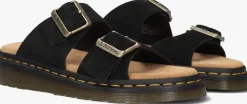 zwarte dr martens slippers josef