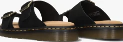 zwarte dr martens slippers josef