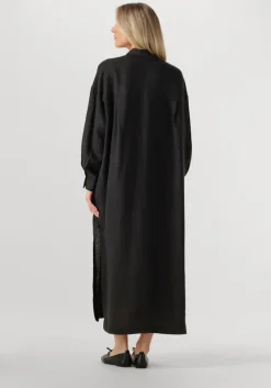zwarte drykorn maxi jurk dravena