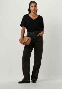 zwarte drykorn t-shirt jacina 520160