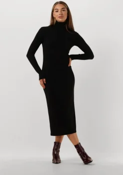 zwarte edited maxi jurk gustava dress