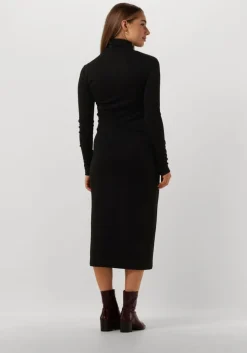 zwarte edited maxi jurk gustava dress