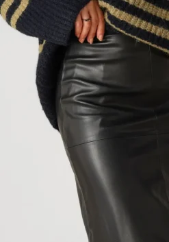 zwarte edited maxirok jella skirt