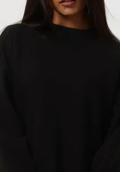 zwarte edited midi jurk chana dress