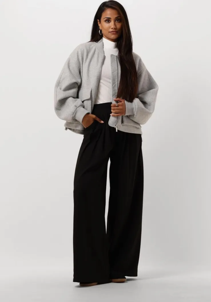 zwarte edited pantalon sandy trousers