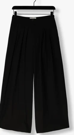 zwarte edited pantalon sandy trousers