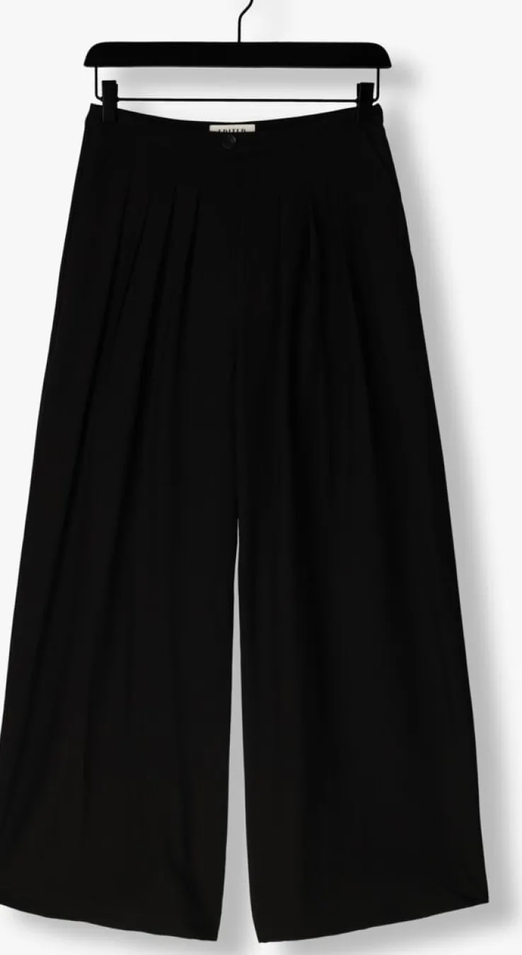 zwarte edited pantalon sandy trousers