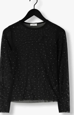 zwarte envii tops & t-shirts enstairs ls top