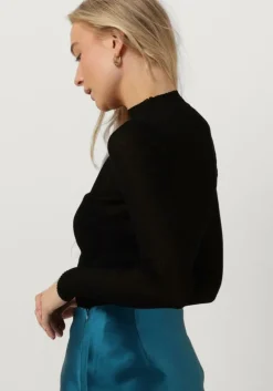 zwarte envii tops & t-shirts enfrog t-n ls knit 7059