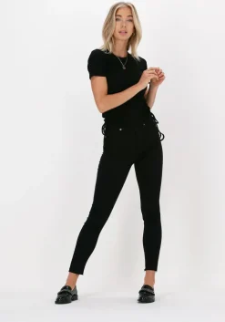 zwarte envii t-shirt enally string tee 5314